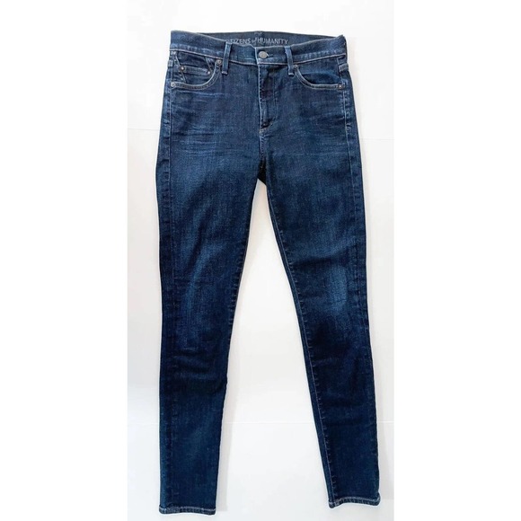 Citizens of Humanity Rocket High Rise Skinny Jeans in Indigo Dark Wash 28 - Picture 1 of 5
